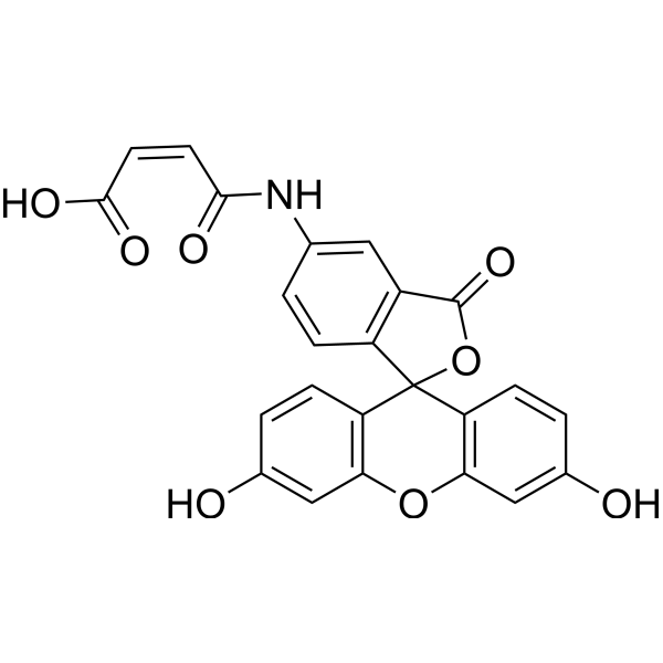 Fluoresceinamine maleic acid monoamide 75900-74-2